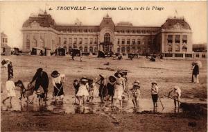 CPA TROUVILLE - Le nouveau Casino vu de la Plage (422278)