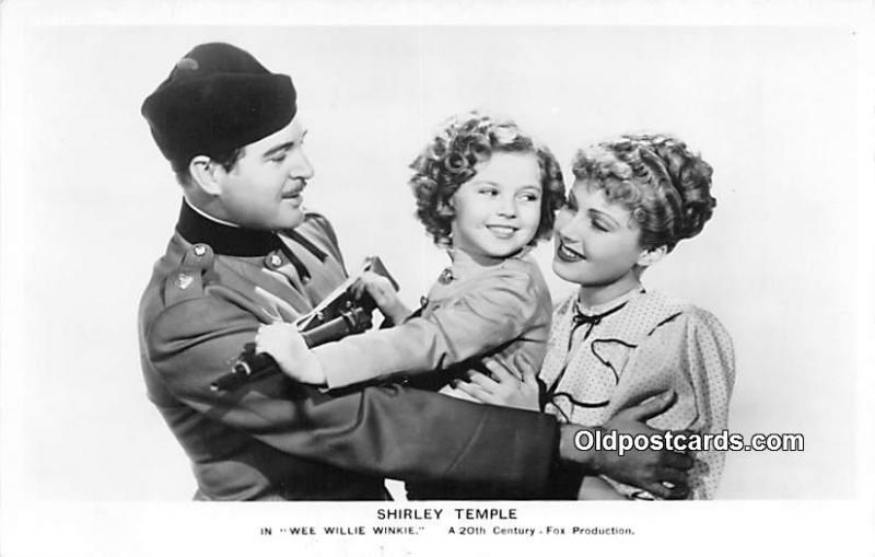 Actress Shirley Temple Wee Willie Winkie Unused 