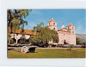 Postcard Santa Barbara Mission, Santa Barbara, California