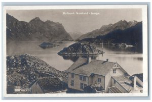 Nordland Norway Postcard Raftsundet Strait c1930's Antique RPPC Photo