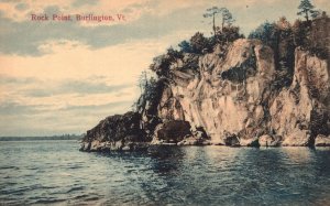 Vintage Postcard Rock Point Lake Forest Burlington Vermont VT C.H. Bessy Publ.