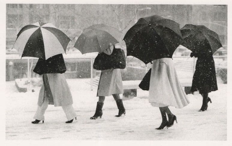 New York Blizzards Rain Disaster Award USA Photo Award Postcard