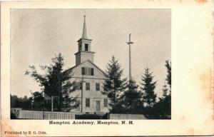 Hampton Academy, Hampton NH Undivided Back pre-1908 Vintage Postcard Y03