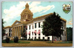 Tallahassee  Florida   State Capitol Building  Embossed  Postcard  c1915