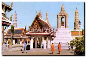 Postcard Modern Inside the Grounds of Qat Phra Kaew Bangkok