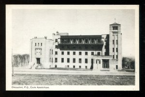 dc568 - CHICOUTIMI Quebec 1940s School Postcard