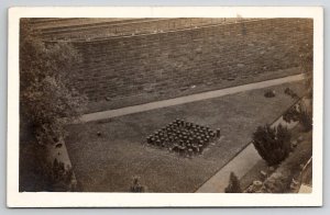 Chester England RPPC Roman Bath From The Top Of The Water Tower Postcard A50