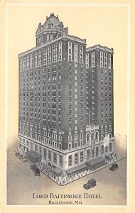Lord Baltimore Hotel Baltimore, Maryland MD Postcards