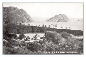 Louis D'Or Estate Birds Eye View Tobago BWI Miller's Stores UNP UDB Postcard P18