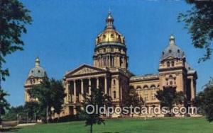 Des Moines, Iowa, IA State Capital USA Unused 