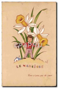 Old Postcard Fantasy Illustrator Narcisse