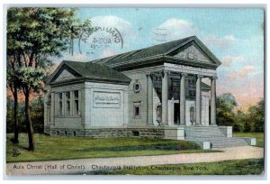 1908 Hall Of Christ Chautauqua Institution Chautauqua NY Tuck's Posted Postcard