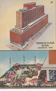 Ohio Cincinnati Terrace Plaza Hotel Curteich