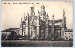 CERTOSA di PAVIA - Rear part of the Church ITALY Postcard