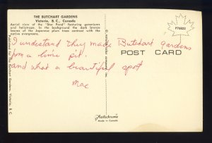 Victoria, British Columbia/B.C., Canada Postcard, Butchart Gardens, Star Pond