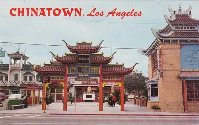 California Los Angeles Chinatown Gateway
