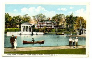 RI - Providence. Roger Williams Park, Casino & Bandstand