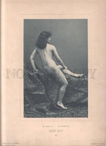 092690 GERMAN ART NOUVEAU Koch Rieth NUDE RISQUE GIRL #40