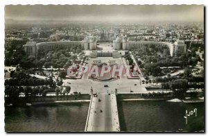 CARTE Postal strolling Old Paris Palais de Chaillot MM Work Carlu Boileau and...