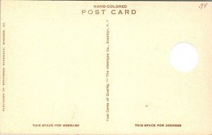 Hand Colored  Vermont Postcard - Windsor - Mt. Ascutney