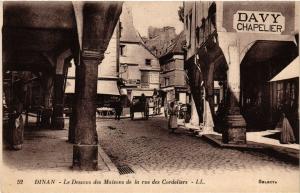 CPA DINAN - Le Dessous des Maisons de la Rue des Cordeliers (630221)