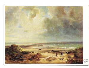 Sea Landscape C Morgenstern Dunes of the Northsea 1938 Germany 4X6 Art Postcard