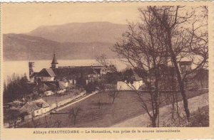 France Abbaye d'Hautecombe Le Monastere vue prise de la source intermitt...
