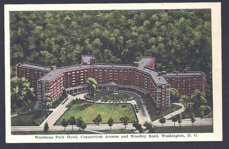 Wardman Park Hotel Washington DC unused c1940's 