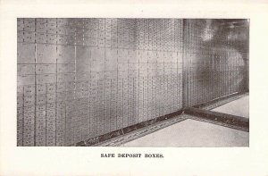 c.1910, Safe Deposit Boxes, Winona National Bank, Winona, MN Old Postcard