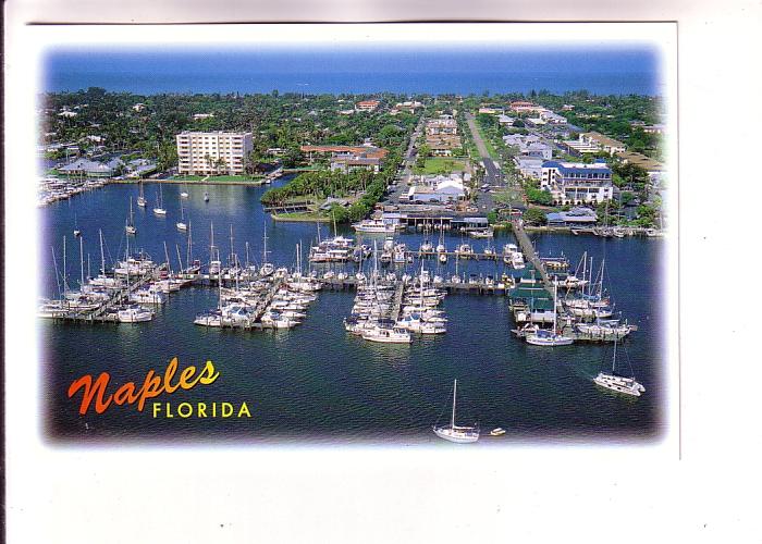 Many Boats at Naples City Dock, Florida, Photo Jim Abts