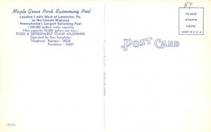 Maple Grove Park Swimming Pool Lancaster, Pennsylvania PA