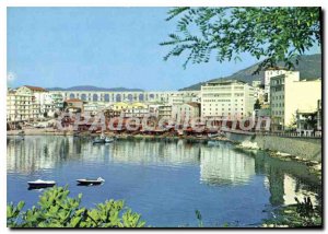 Postcard Modern Kavala Veduta Back I'Acquedotto Romano