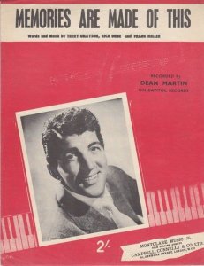 Memories Are Made Of This Guy Mitchell 1940s Sheet Music