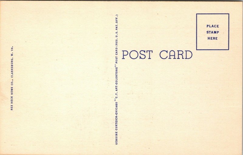 Lot of 3 : West Virginia WVA Linen Hotel Dam UNUSED unposted Postcard 