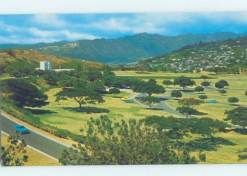 Chrome CEMETERY SCENE Honolulu Hawaii HI AG2666