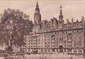 Imperial Hotel Russell Square London England 1950