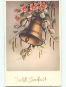 Very Old Foreign Postcard BEAUTIFUL FLOWERS SCENE AA4563