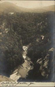 Talullah Falls Georgia GA c1910 Real Photo Postcard