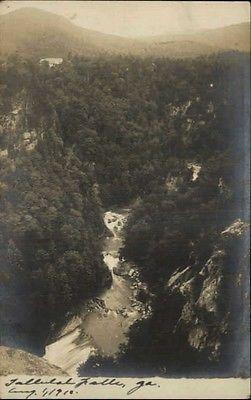 Talullah Falls Georgia GA c1910 Real Photo Postcard