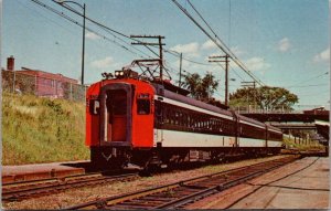 Canadian National Railway Electric Commuter Cars At Mount Royal