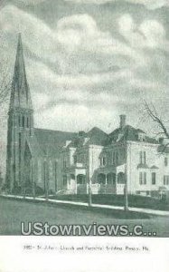 St. John's Church & Parochial Bldg - Bangor, Maine ME  