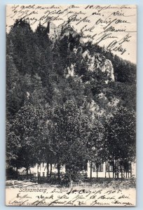 Schramberg Baden-Württemberg Germany Postcard Falkenstein Ruins 1905 Posted