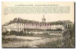Old Postcard Luxeuil les Bains Abbey of Benedictine