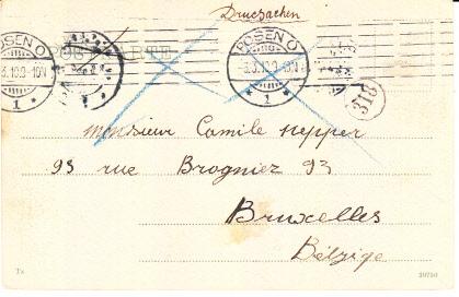 Gruss aus Posen 1909 Cancel