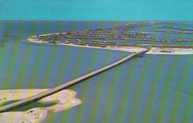 Florida Clearwater Beach New Clearwater Pass Bridge Looking North