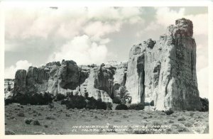 Inscription Rock, El Morro National Monument New Mexico - Vintage RPPC Postcard