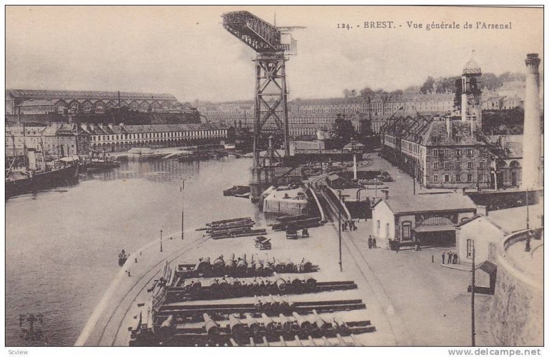 Vue Generale De l'Arsenal, Brest (Finistere), France, 1900-1910s