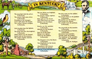 Kentuck Poem In Kentucky By James H Mulligan