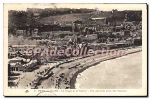 Old Postcard Mers Les Bains The Beach And Casino Jack Vue Generale Des Falaises