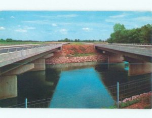 Pre-1980 PIGEON RIVER BRIDGE Between Howe & Lagrange & Middlebury IN d4463